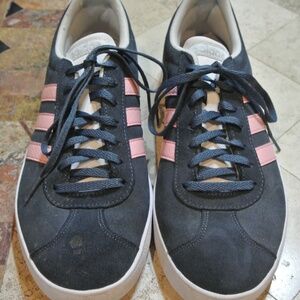 WOMENS ADIDAS ORTHOLITE BLUE AND PINK SNEAKERS